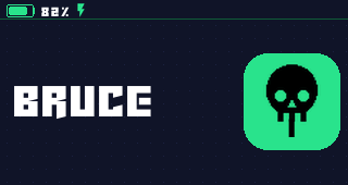 The launcher's main menu on the device